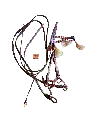 Horse Hair and Rawhide Bridle and Bit with Split Reins 